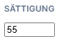 Sättigungsskala von 0 bis 100